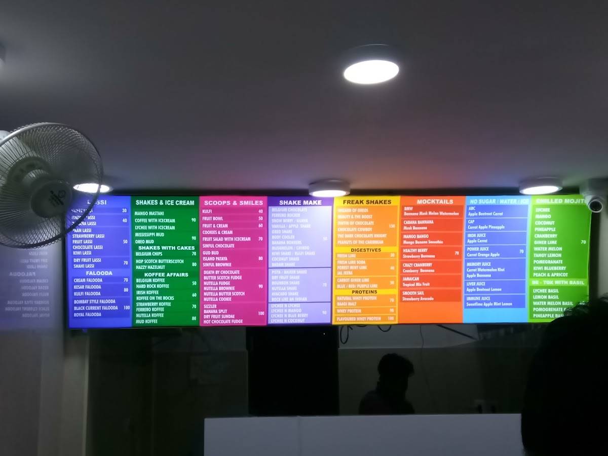 Lassi House menu