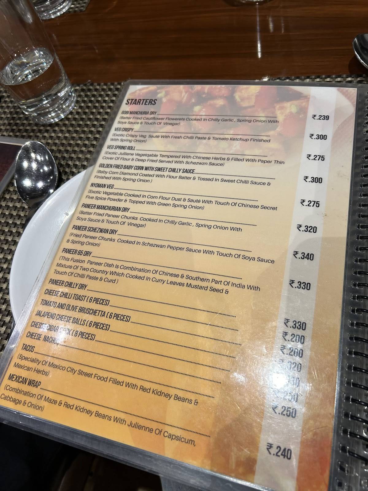 Laxmi Film City Restaurant menu