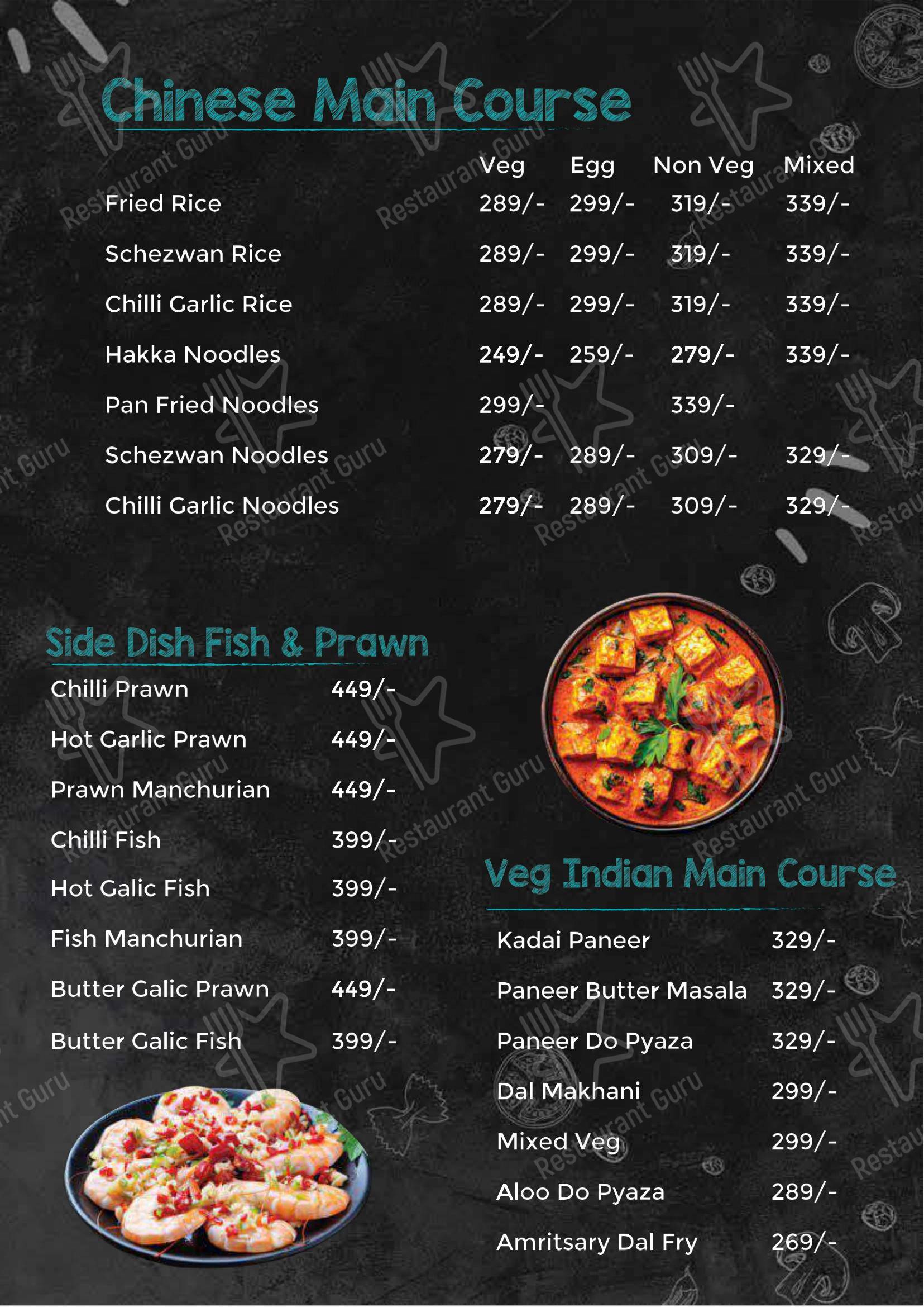 Lazzy Panda - Menu