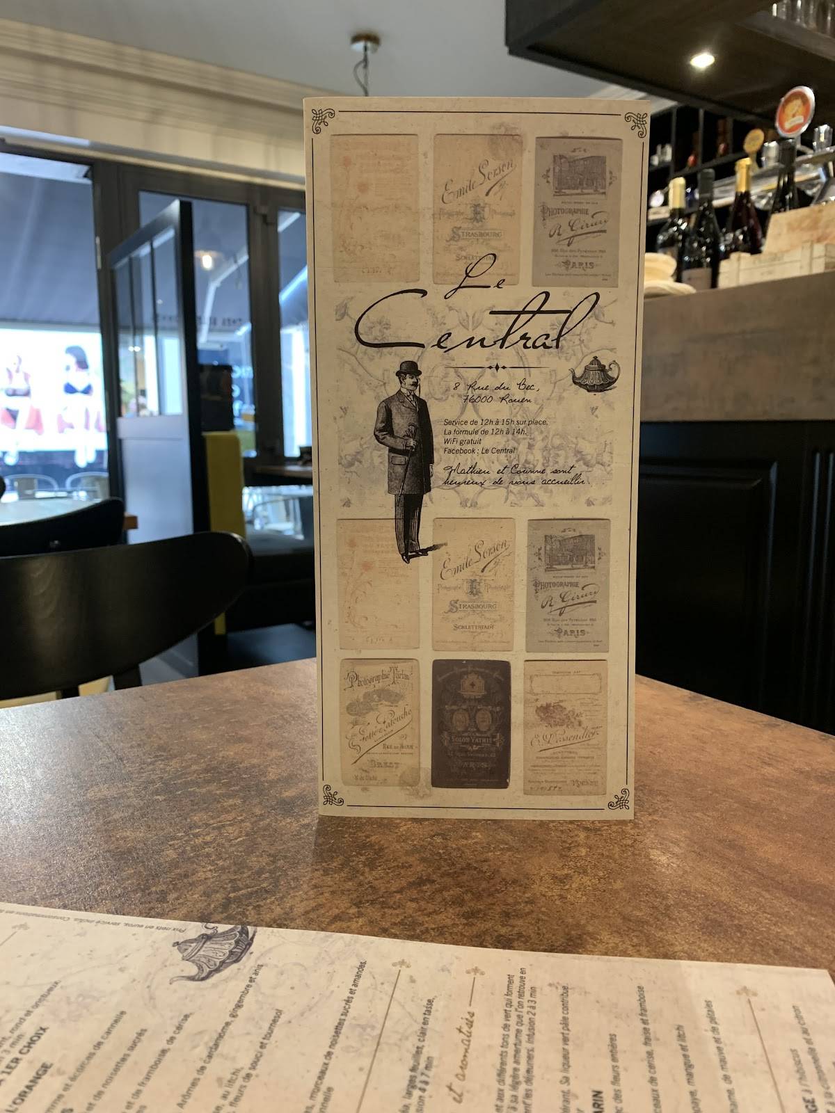Menu de Le Central