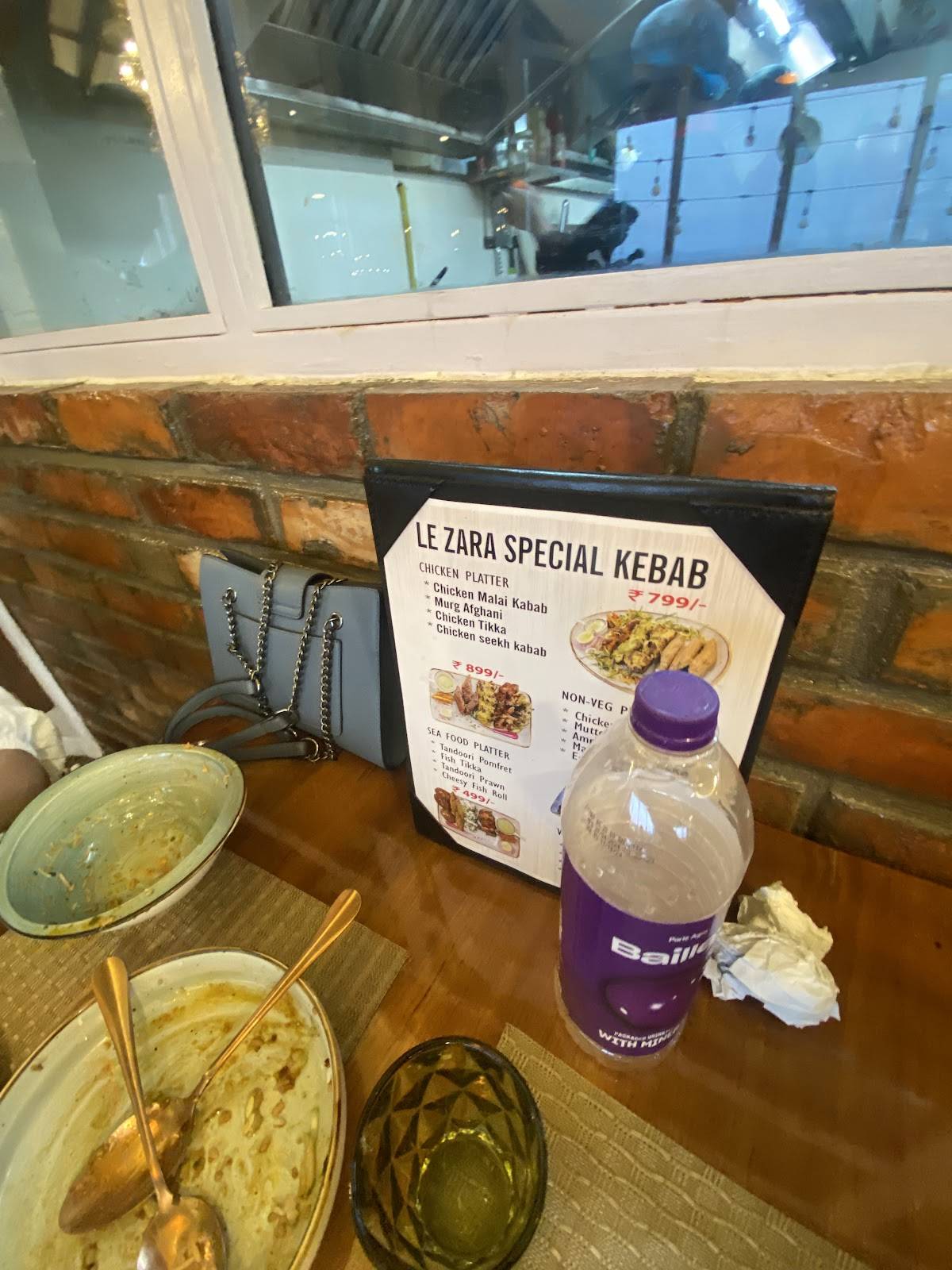 Le Zara Imphal menu