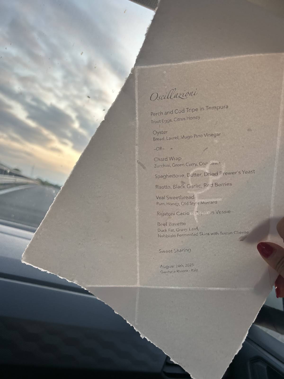 Menu di Lido 84 