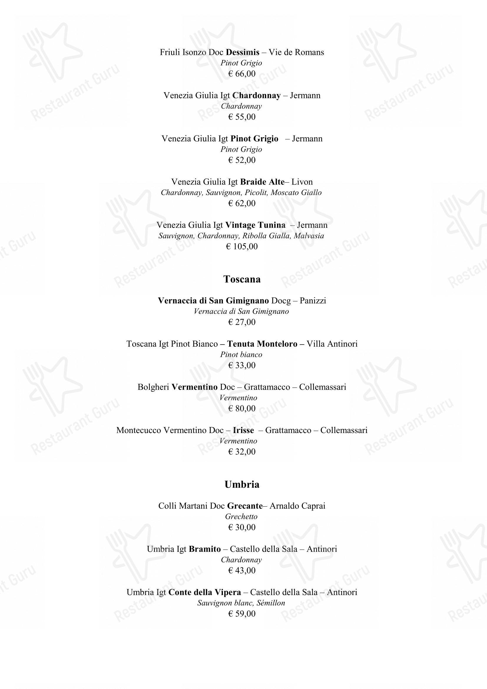 Menu per Life in Roma