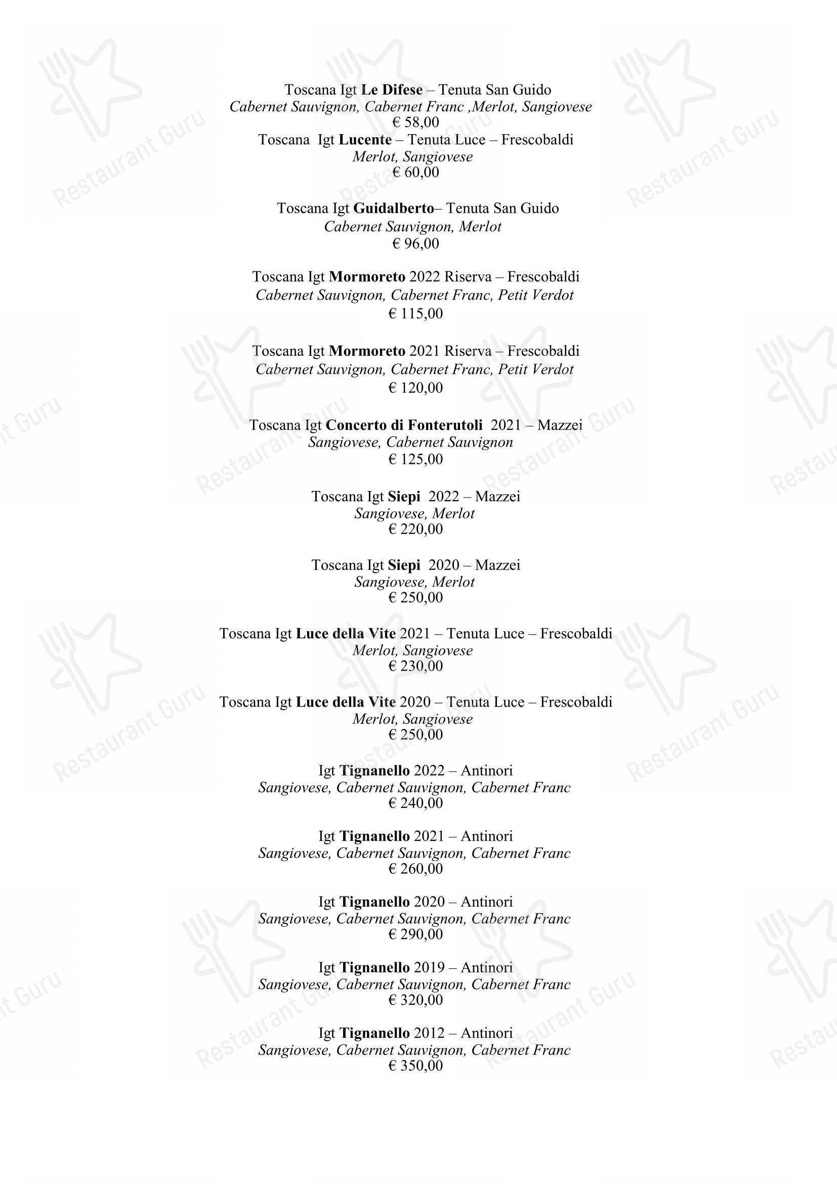 Menu di Life - Menu