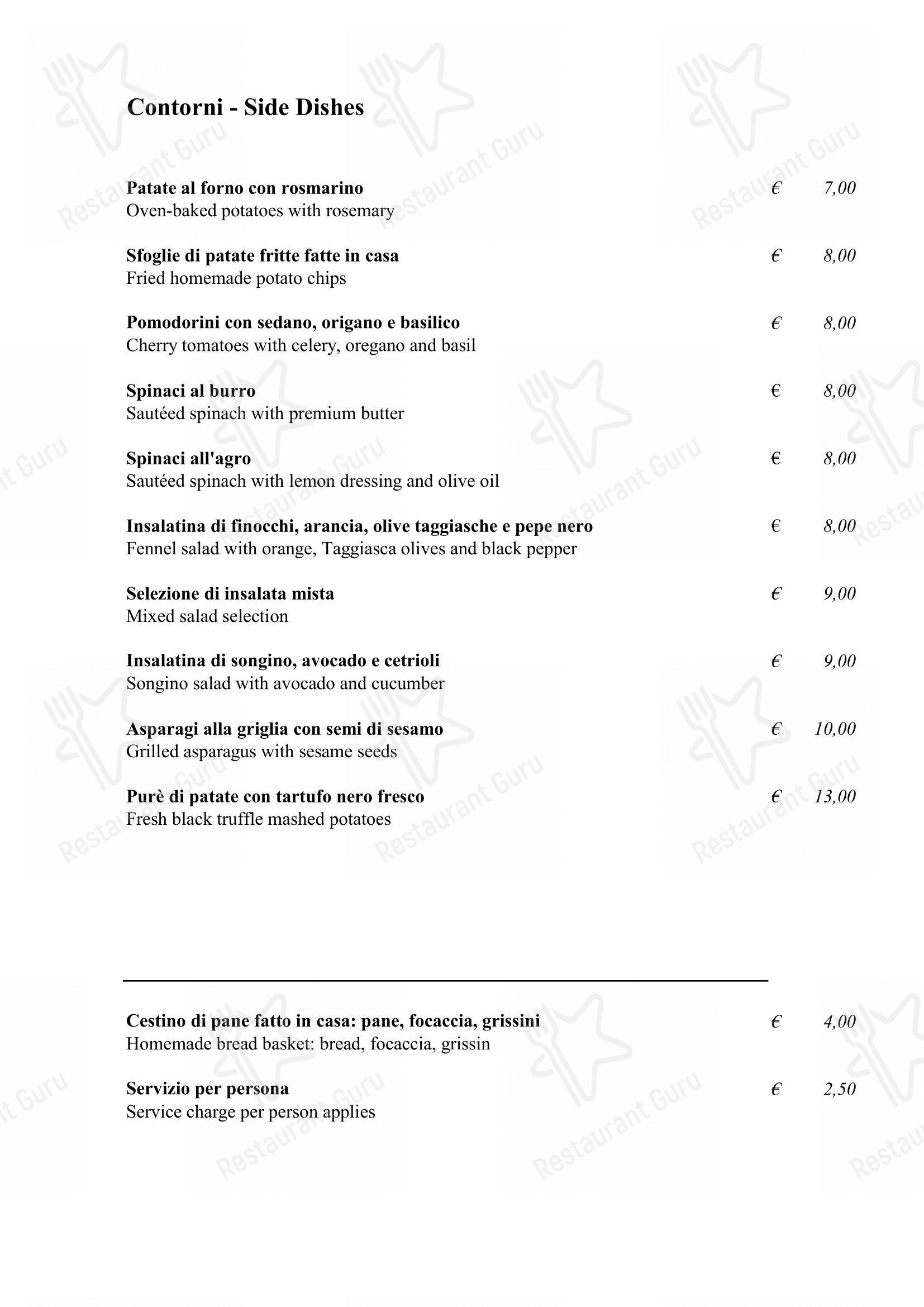 Menu bar per Life ristorante