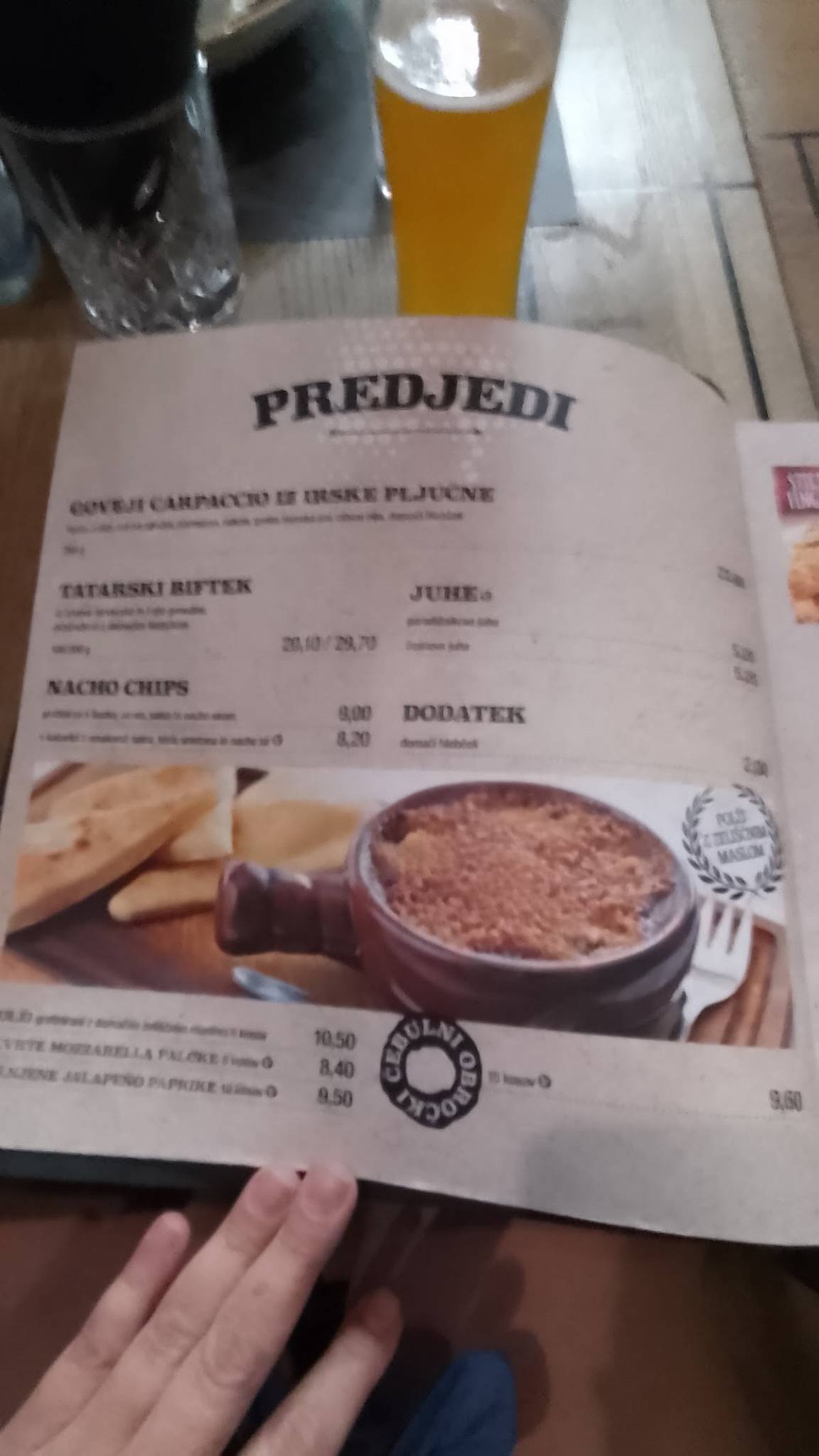 Menu at Jack & Joe BBQ & PIZZA, Limbuš