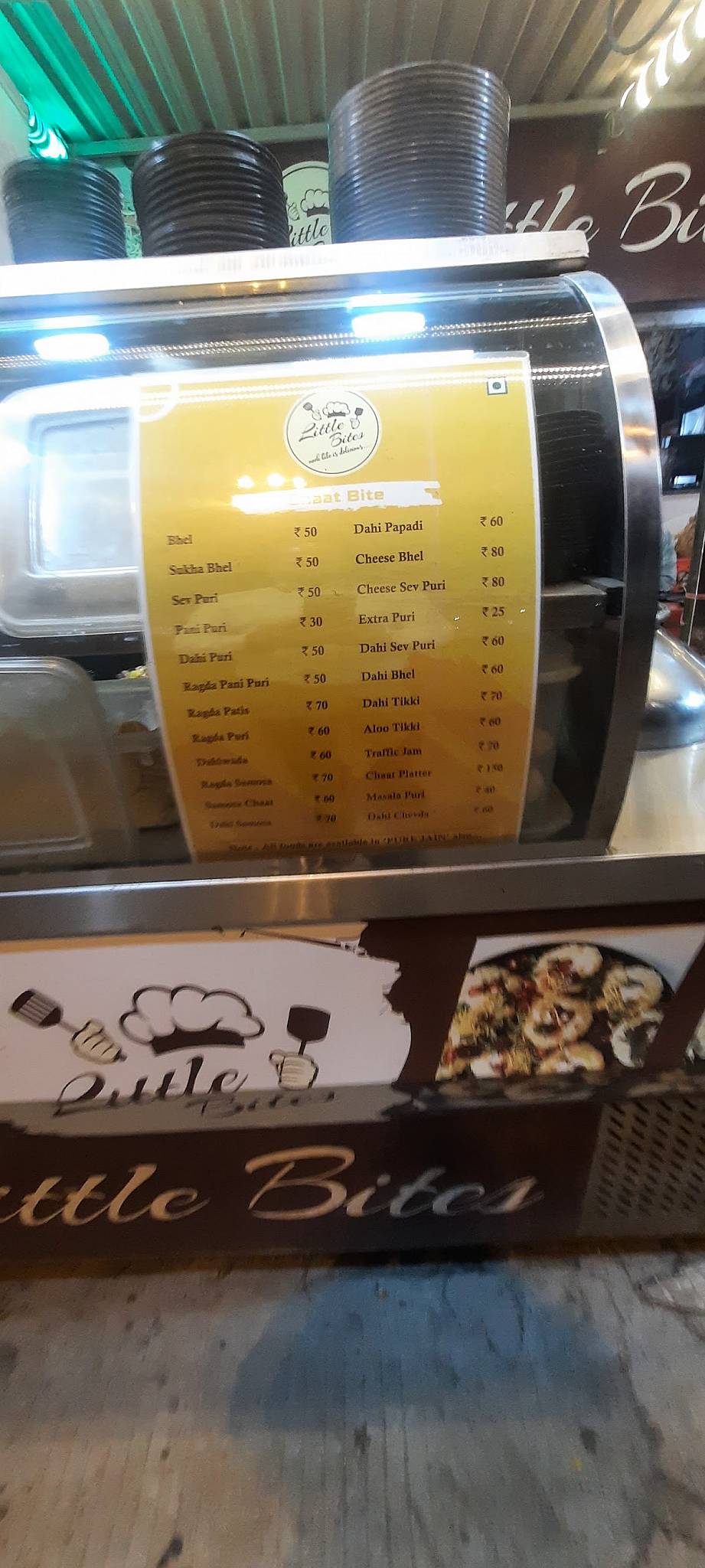 Little Bites menu