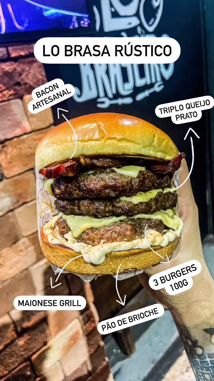 Lo Braseiro Burger & Fries cardápio