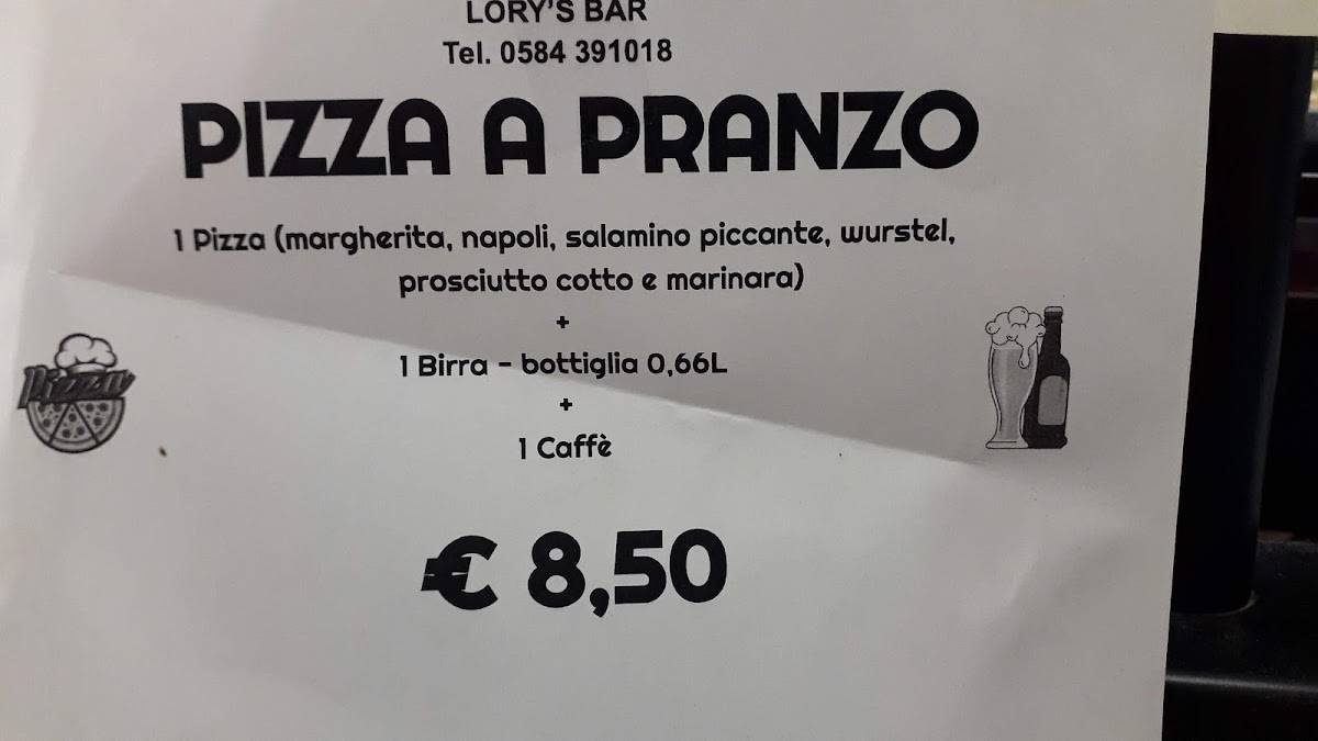 Menu di Lory's Bar 