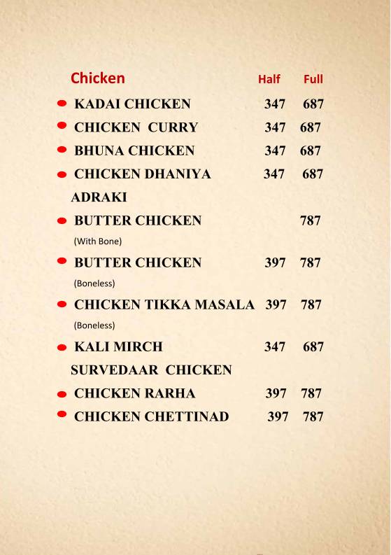 Lotus menu