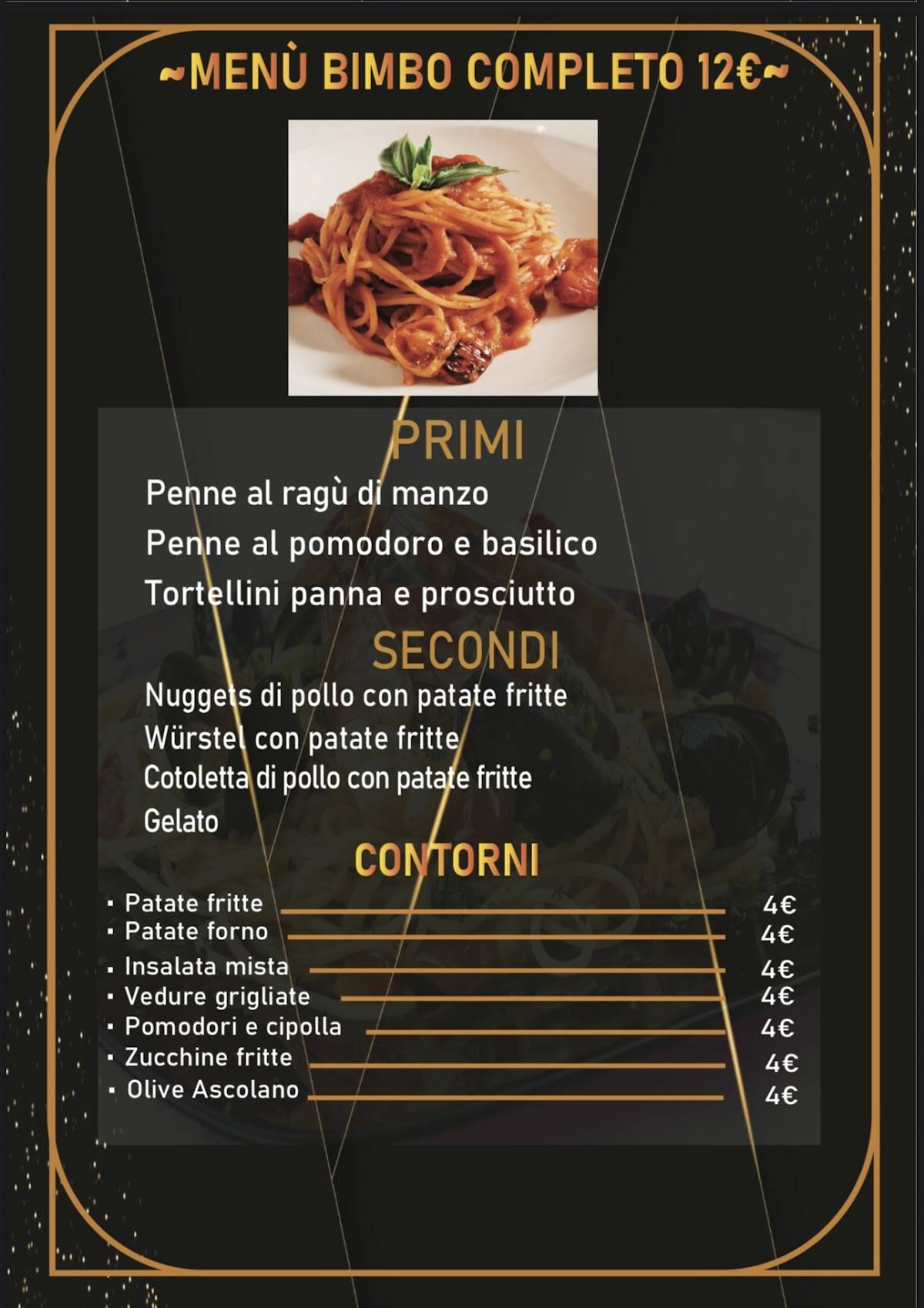 Menu di Forno Forchetta Bar Ristorante Pizzeria 