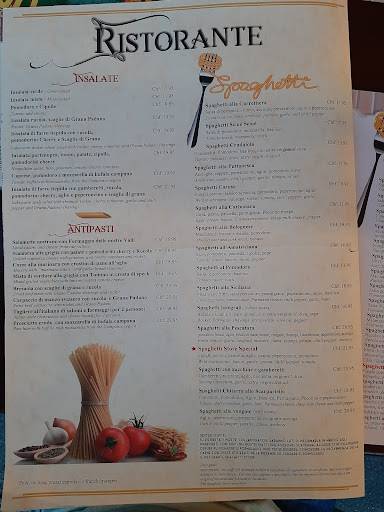 Menu de Spaghetti Store Ristorante Pizzeria