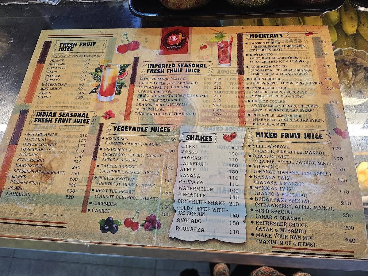 Lulu Food Court menu