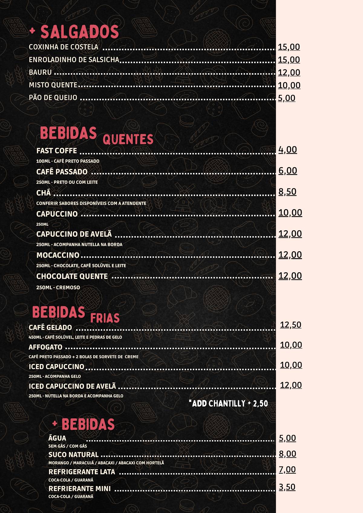 Luly´s Confeitaria Gourmet cardápio