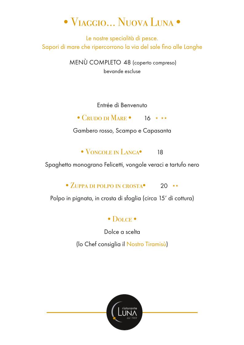 Menu di Luna 