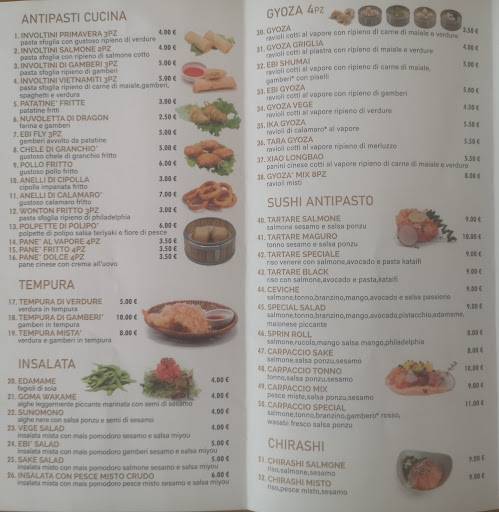 Menu di MIYOU SUSHI 