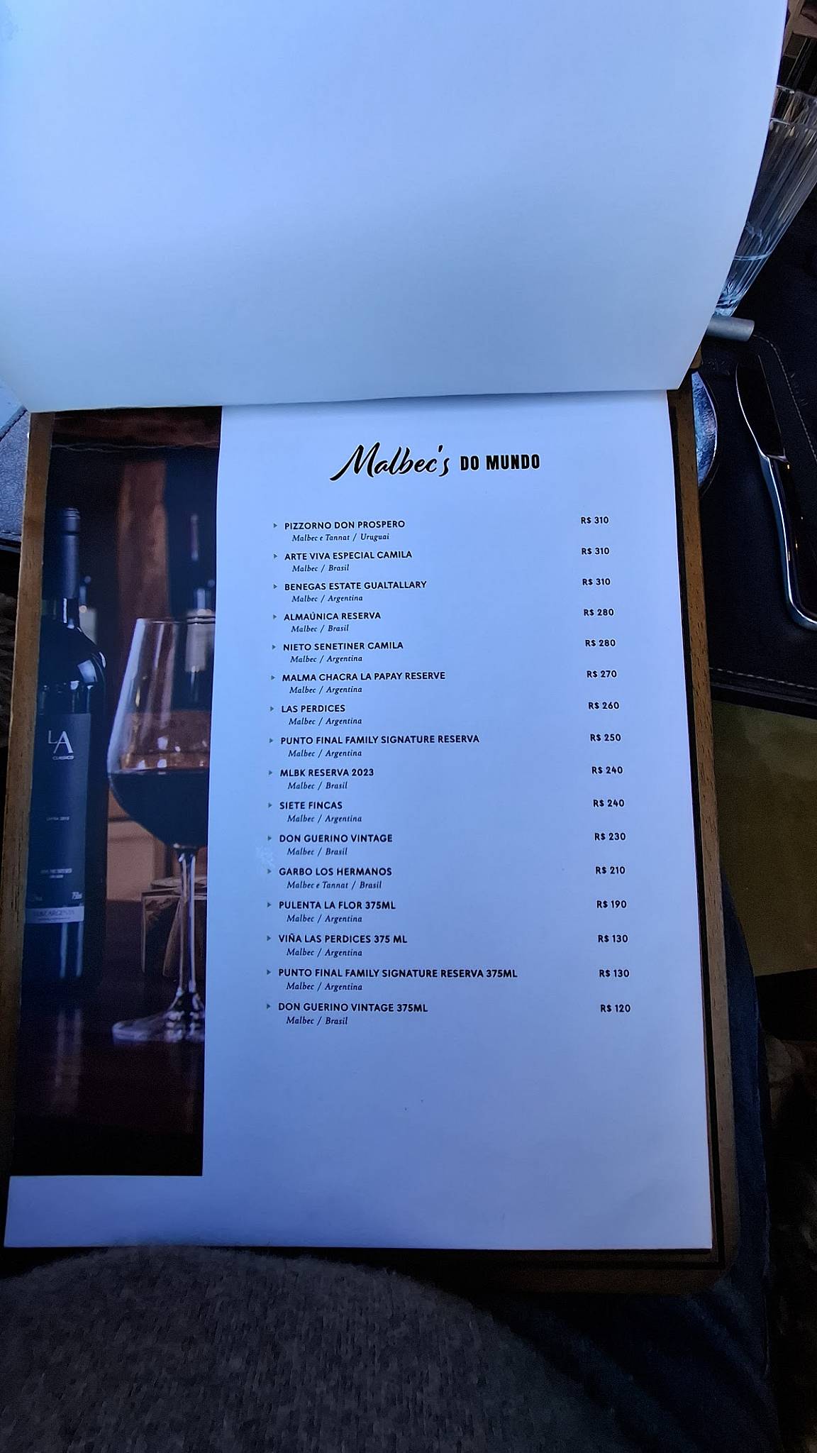 Mlbk Restaurante cardápio