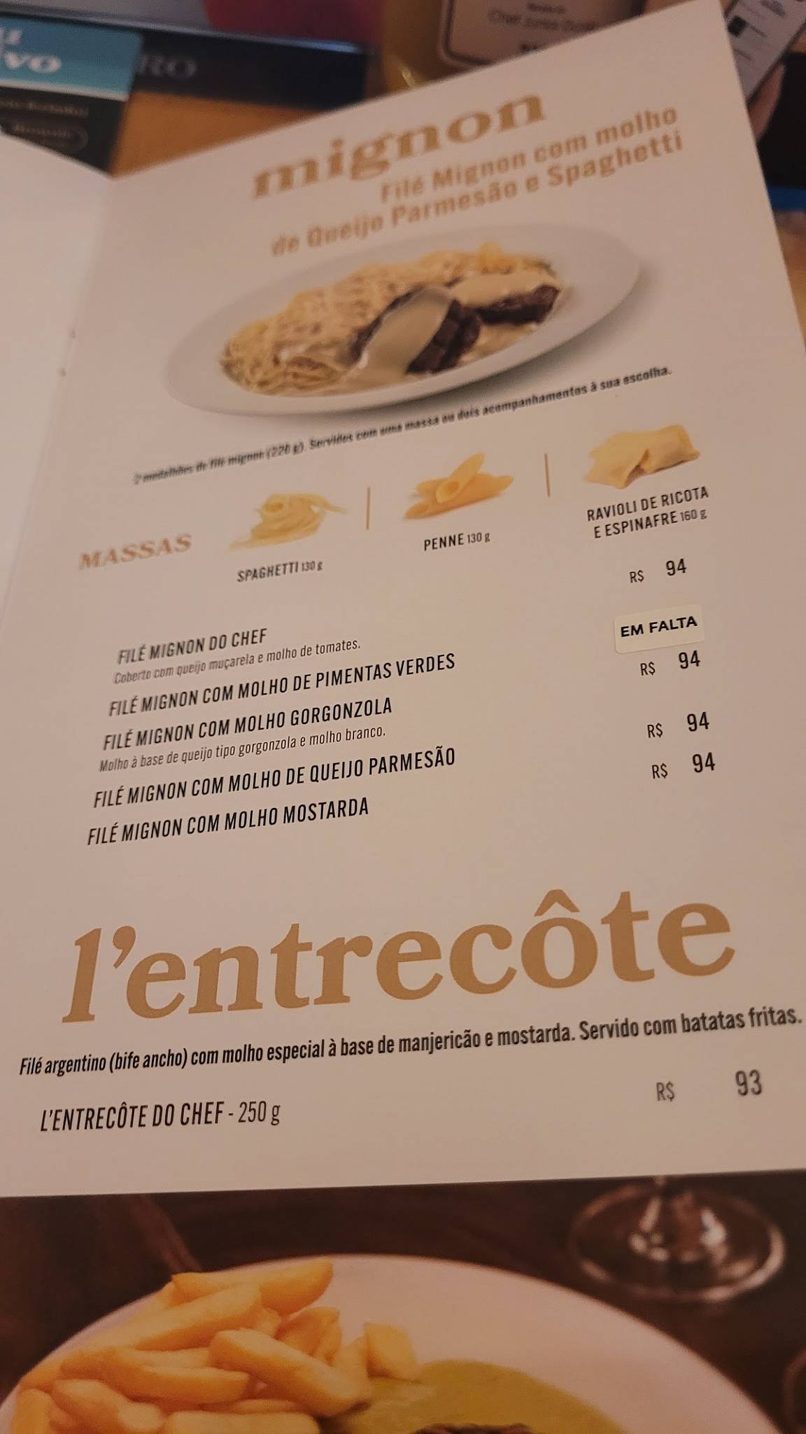 Madero Steak House União Osasco cardápio