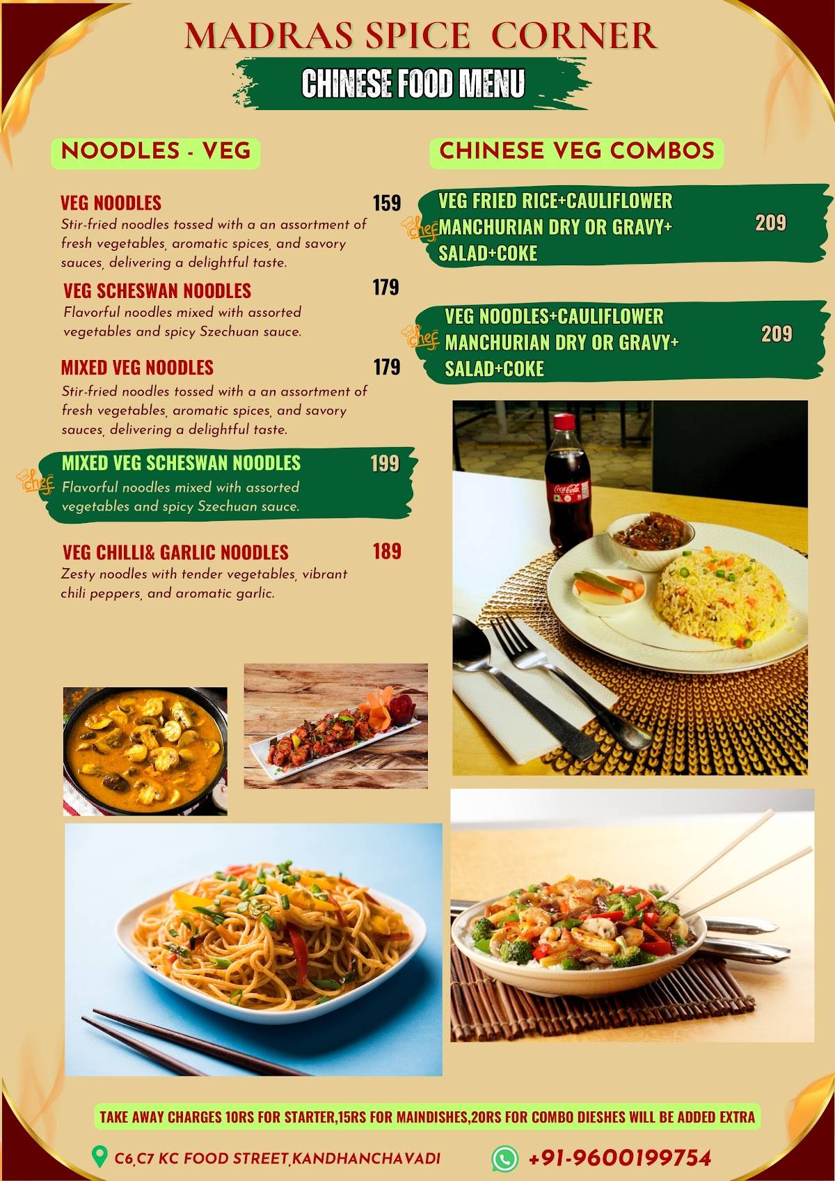 Madras Spice Corner-Bambir House menu