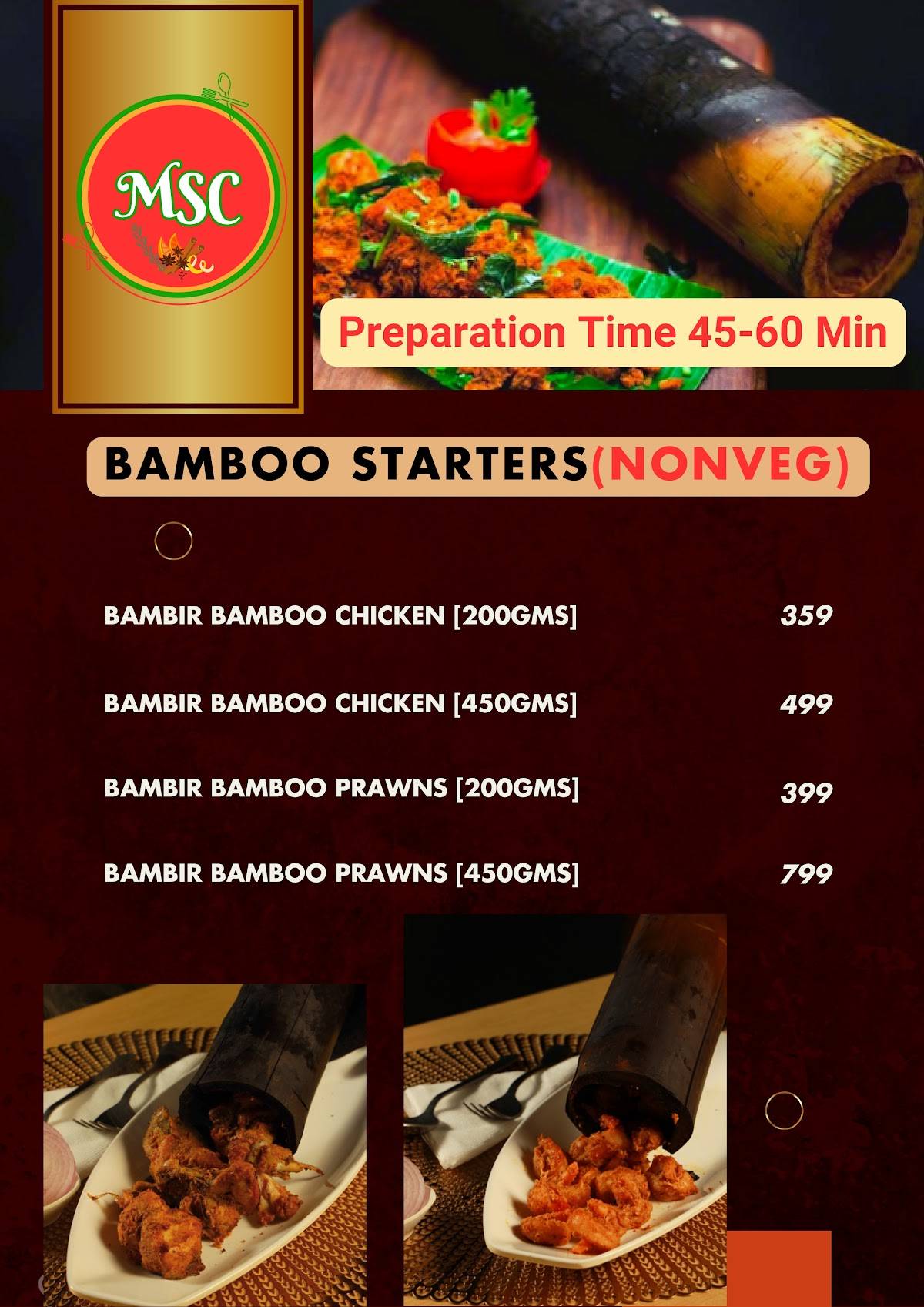 Madras Spice Corner-Bambir House menu