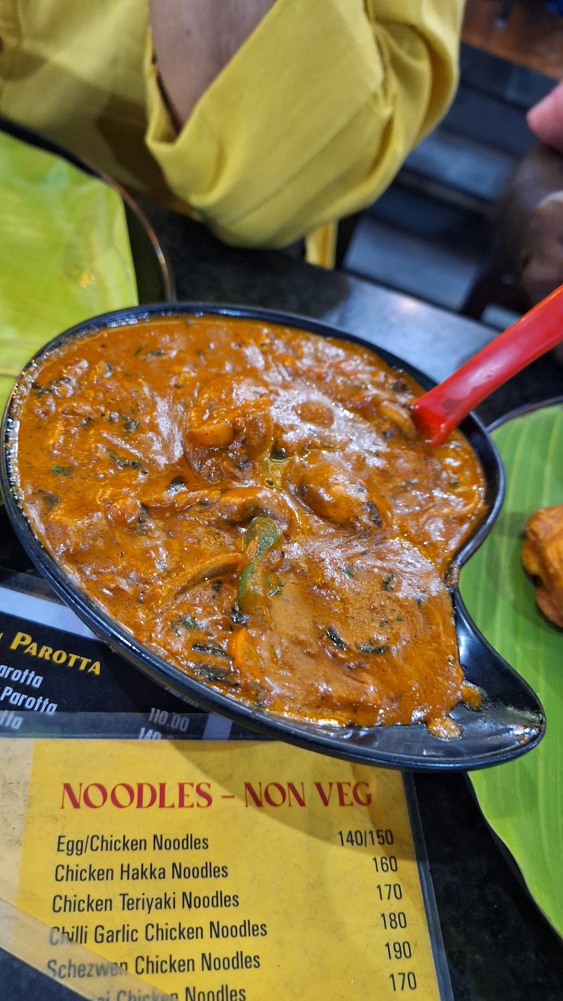 Menu at Madura Parotta, Coimbatore