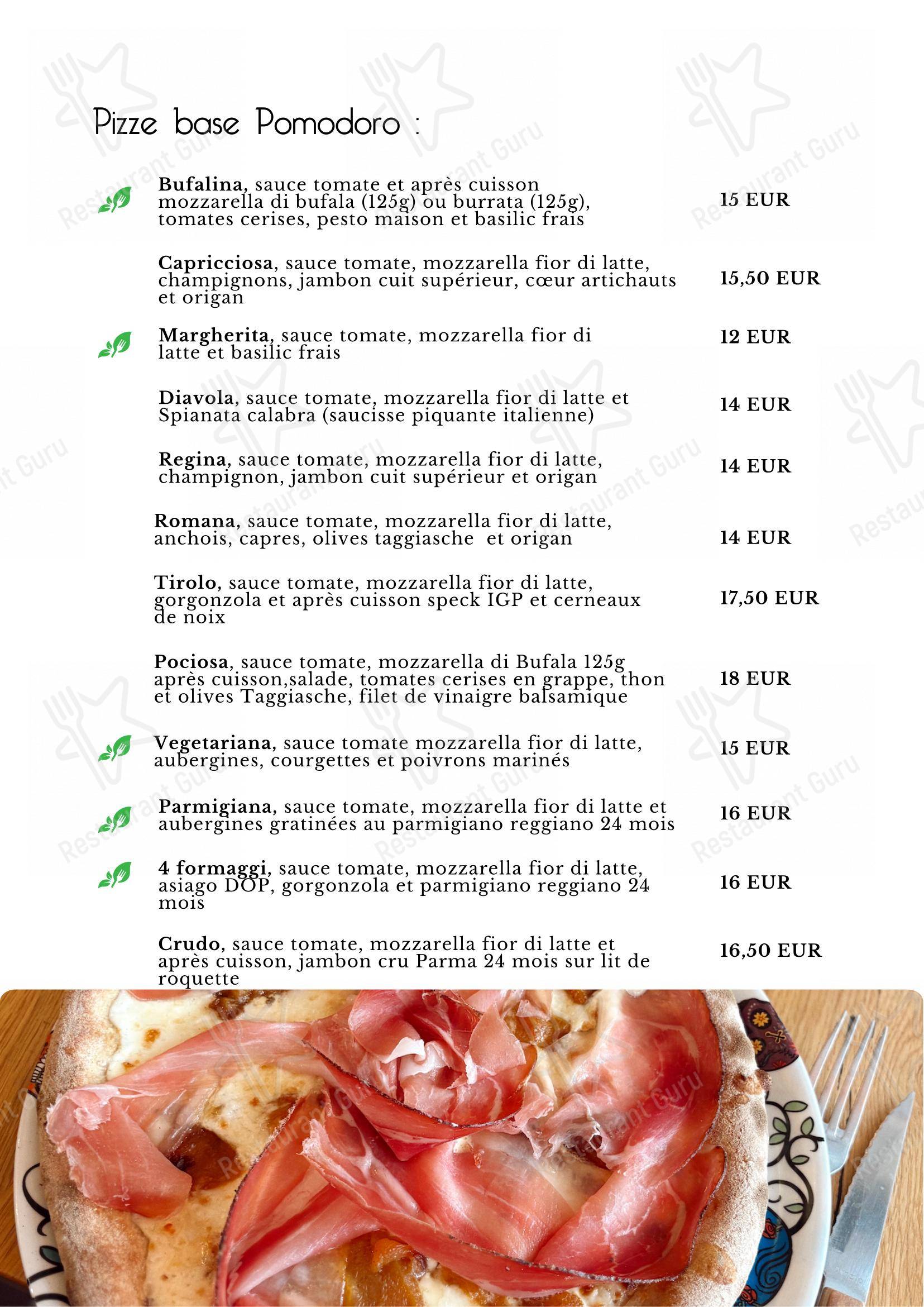 Magnagati dans Lyon - Menu