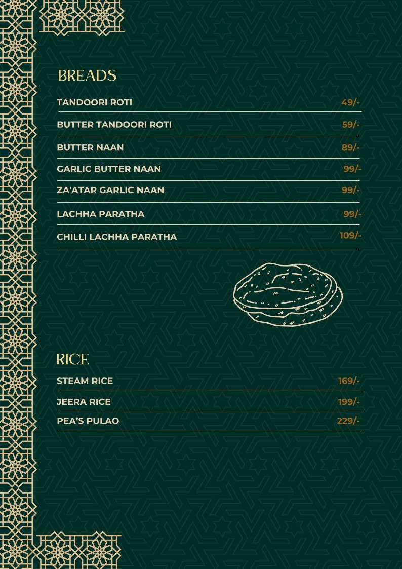 Majlis - The Terrace Talk menu