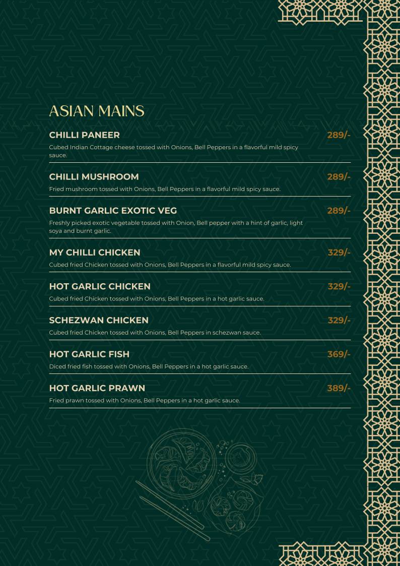 Majlis - The Terrace Talk menu