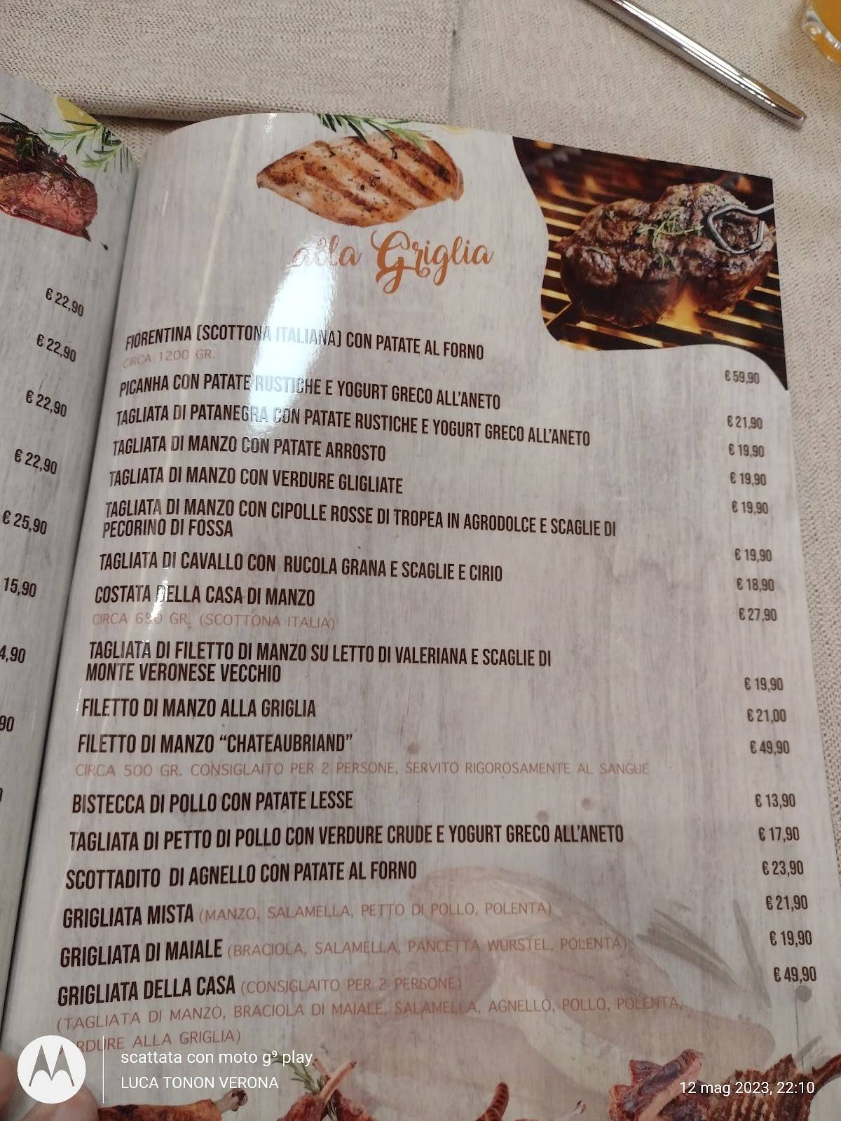 Menu di Makeroni Ristorante Pizzeria 