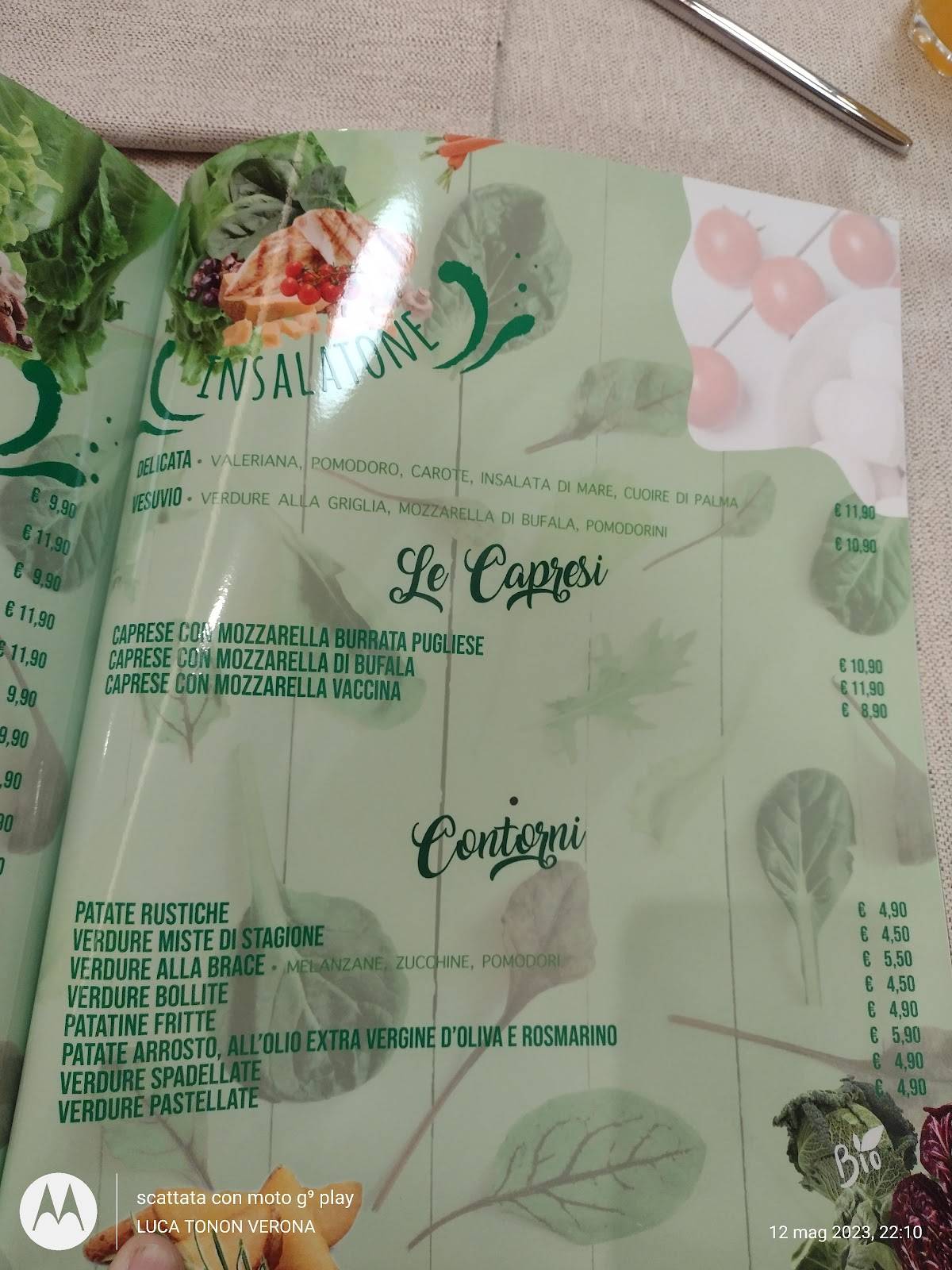 Menu di Makeroni Ristorante Pizzeria 