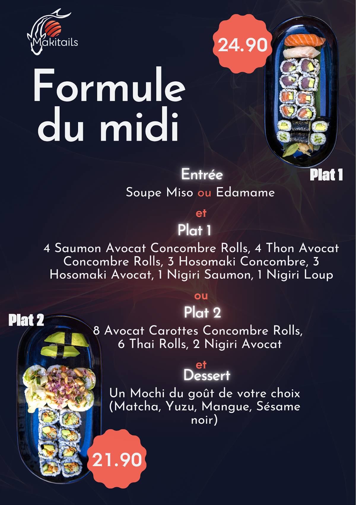 Menu di Makitails Restaurant 