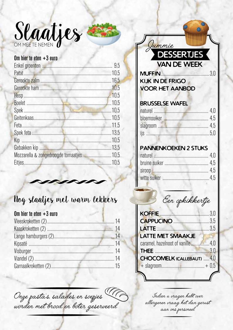 Menu de Manja Broodjes