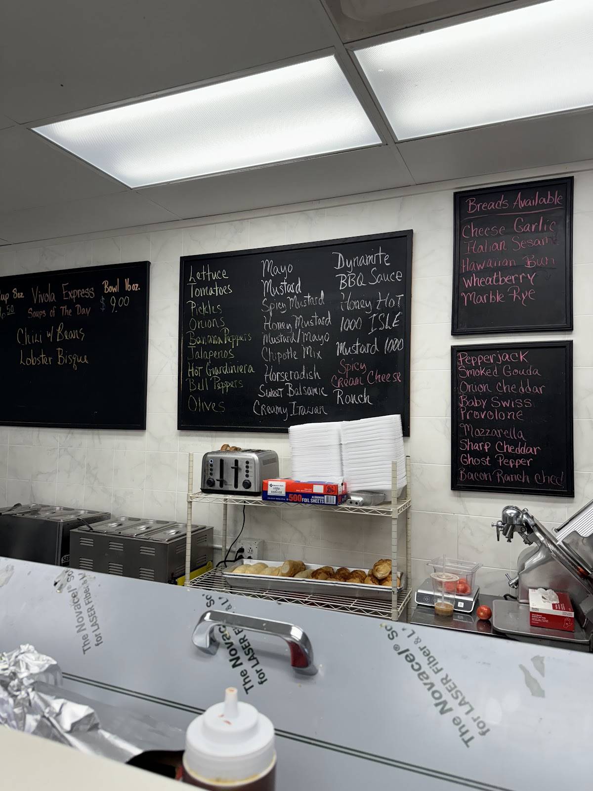 Menu at Vivola Express restaurant, Maryland Heights