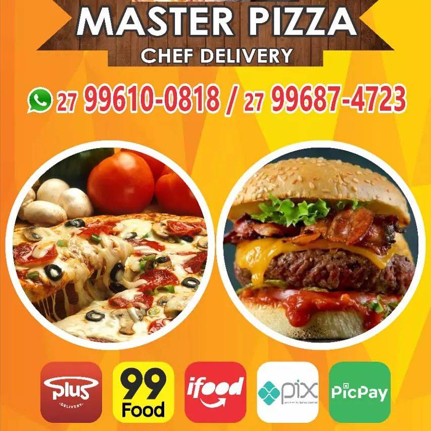 Master Pizza Pizzaria Lanchonete Hamburgueria cardápio