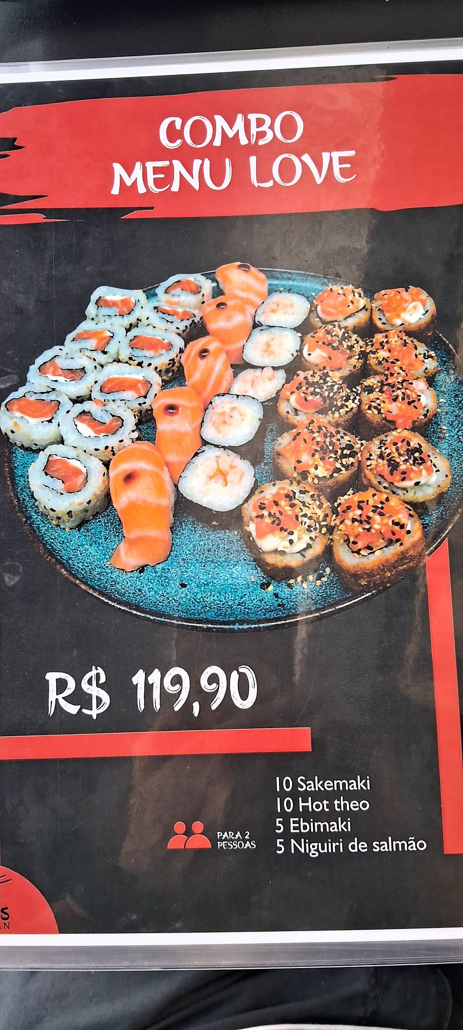 Mateus Sushiman (Cremação) cardápio