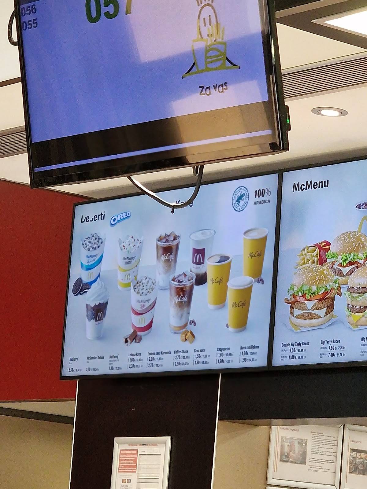Menu di McDonald's 