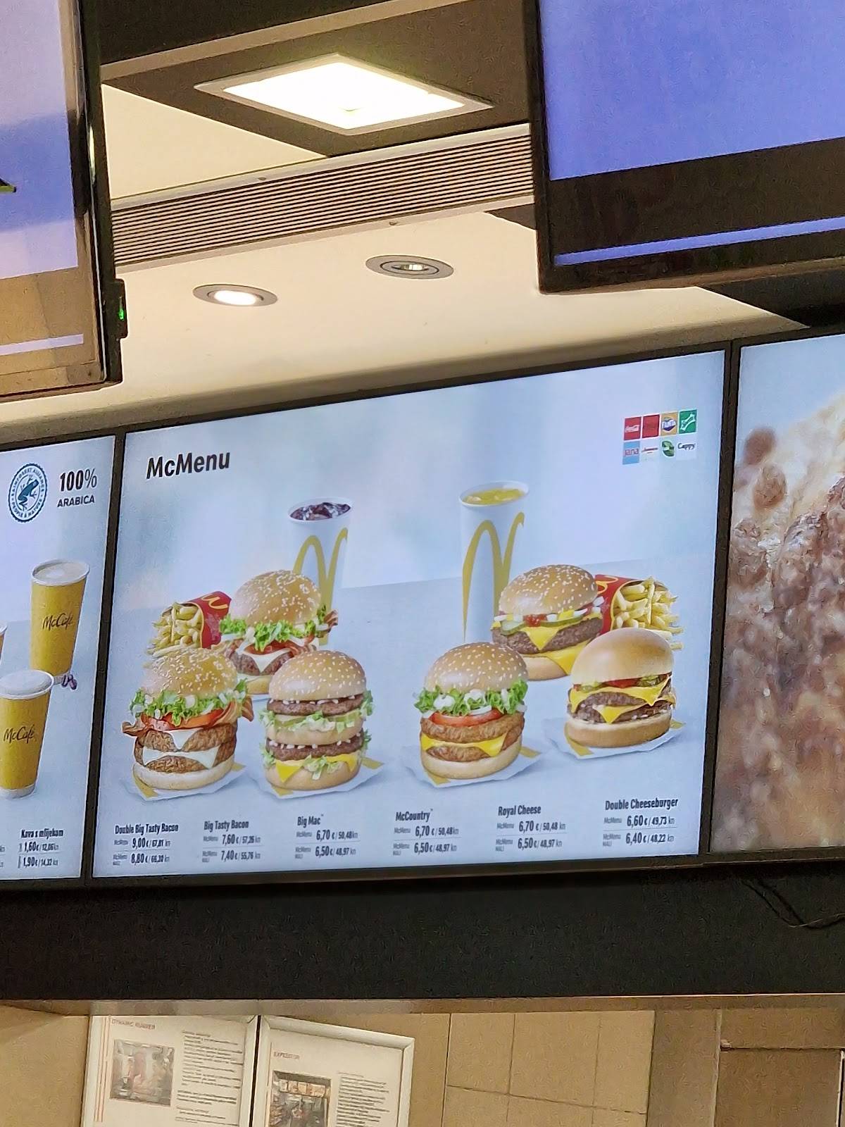 Menu di McDonald's 
