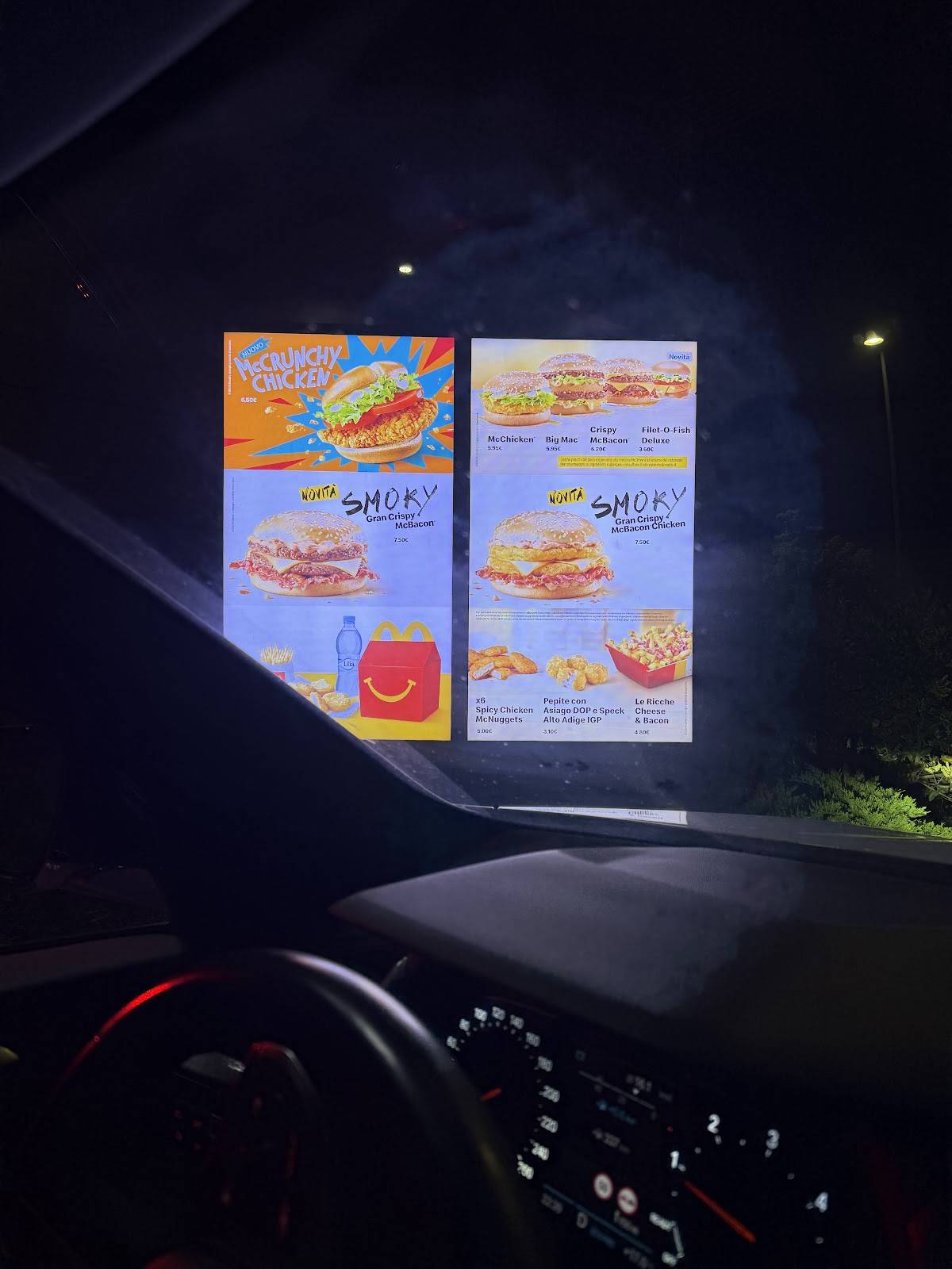 Menu di McDonald's Rimini Flaminia 