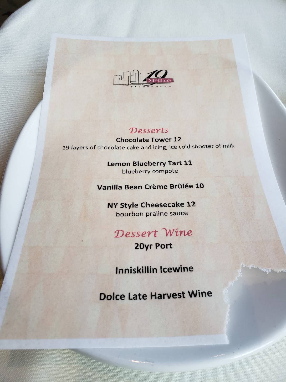 Menu at Carvers on 19 steakhouse, Catoosa