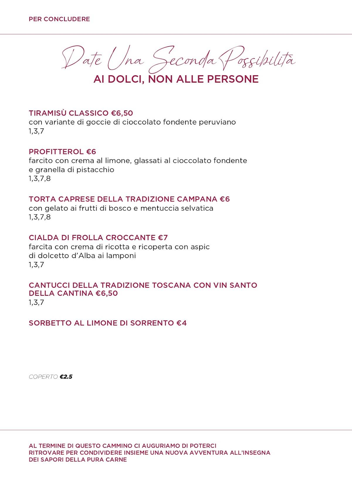 Menu di Meat Eat 