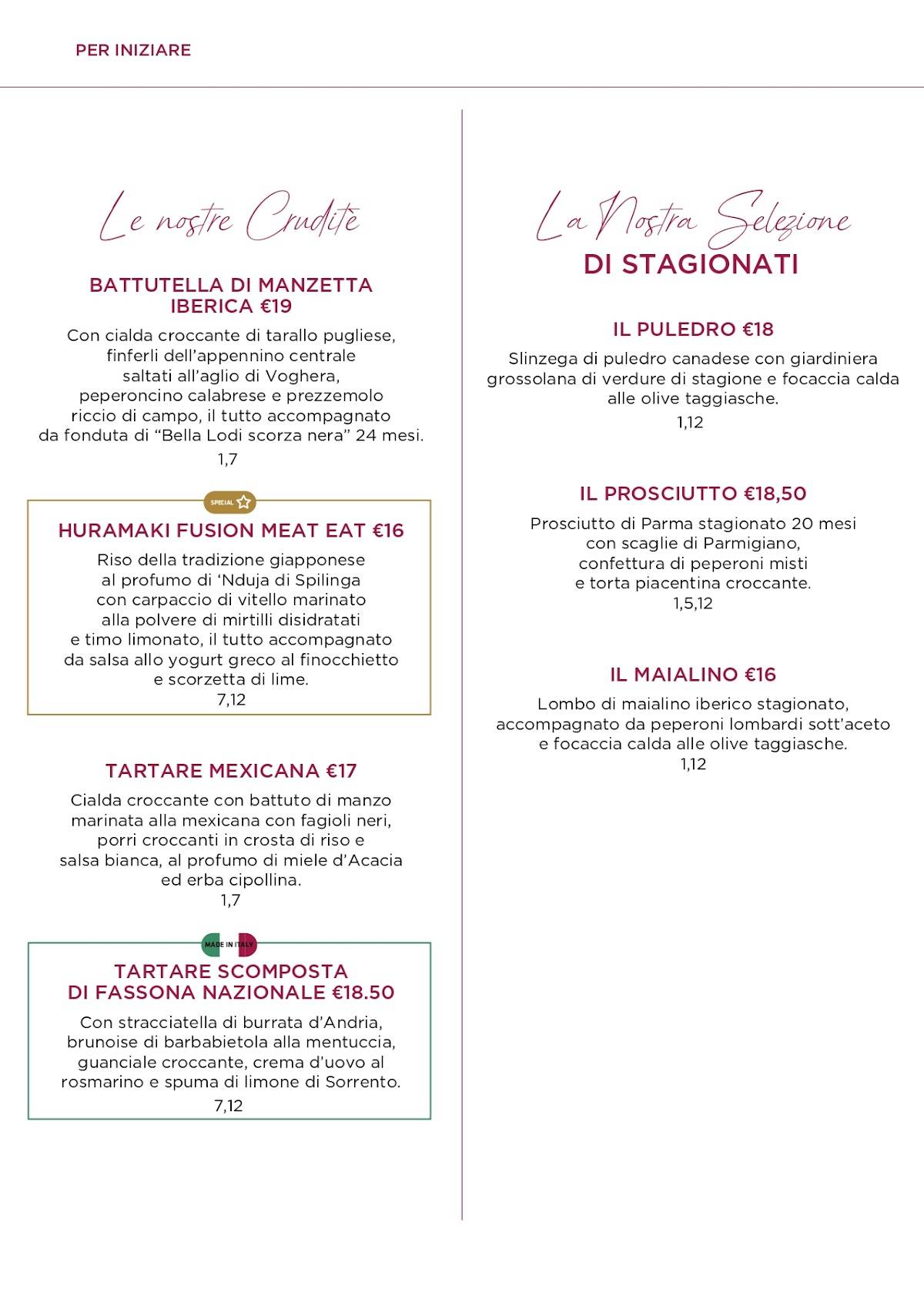 Menu di Meat Eat 