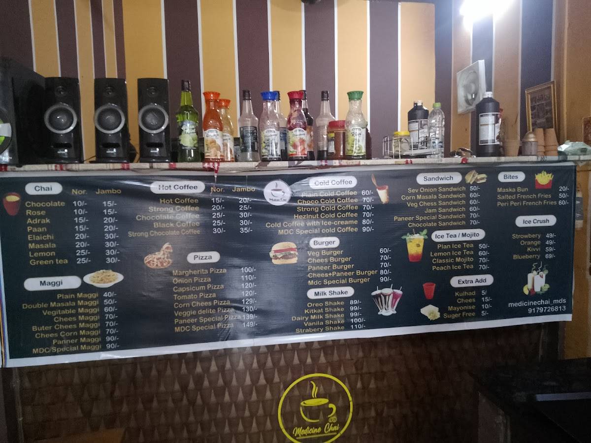 Medicine Chai menu