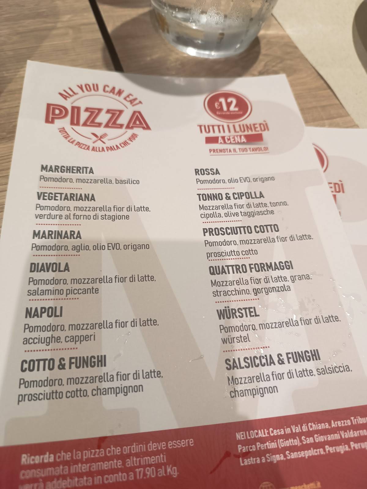 Menu di Menchetti Lastra a Signa 