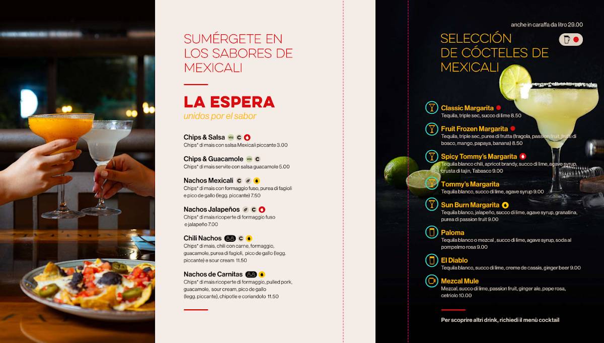 Menu di Mexicali 