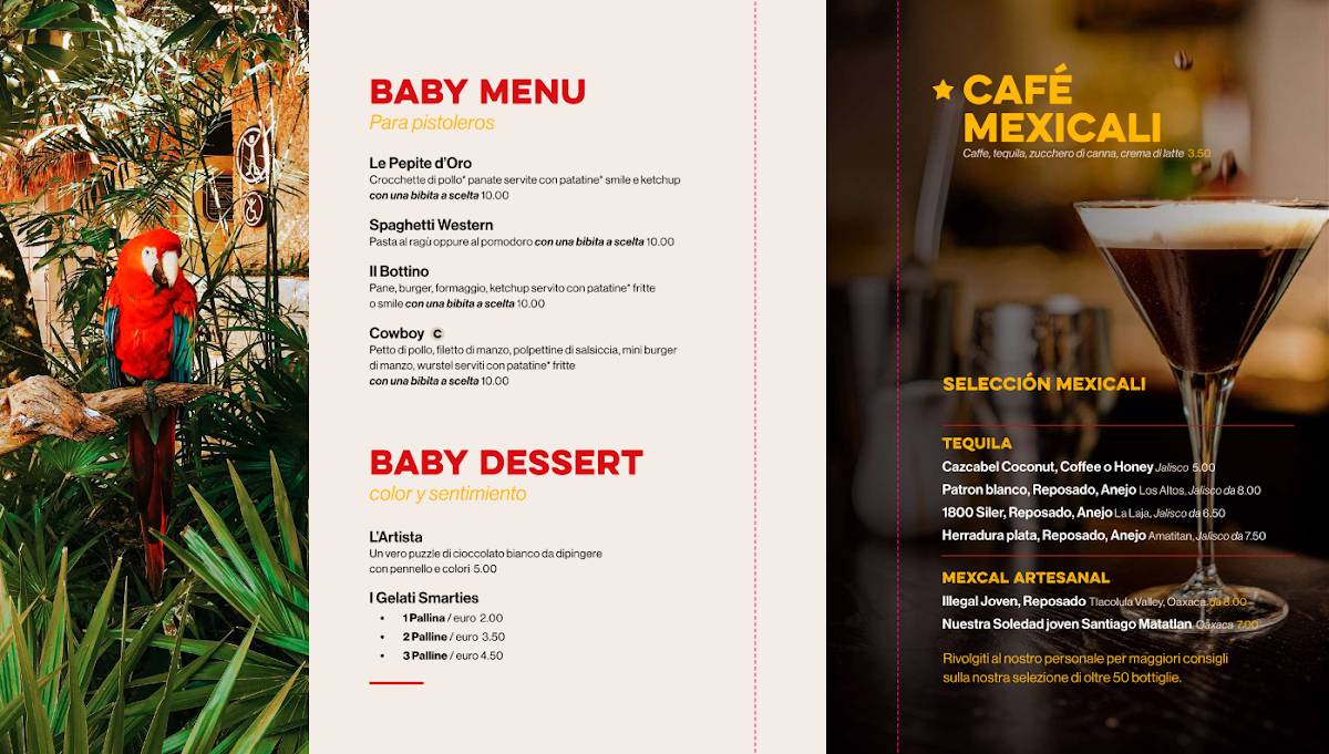Menu di Mexicali 
