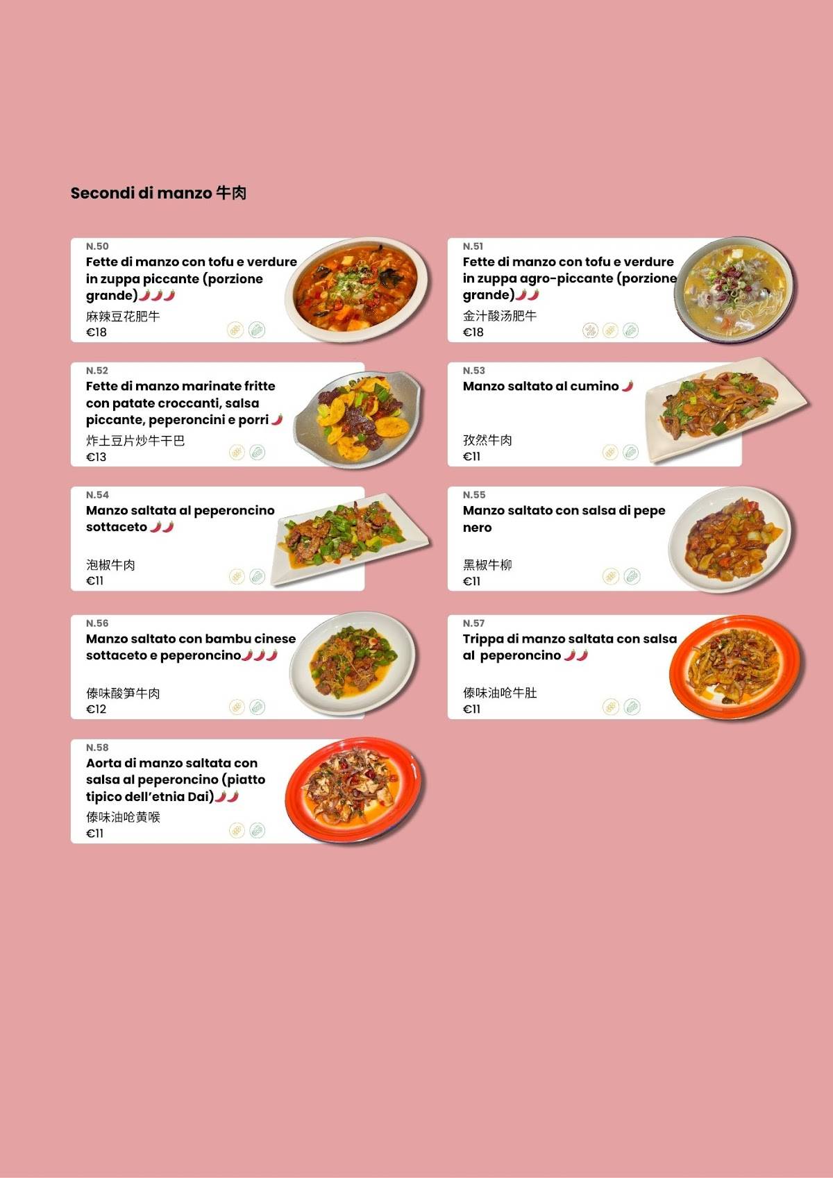 Menu di Batong Ristorante 八筒 