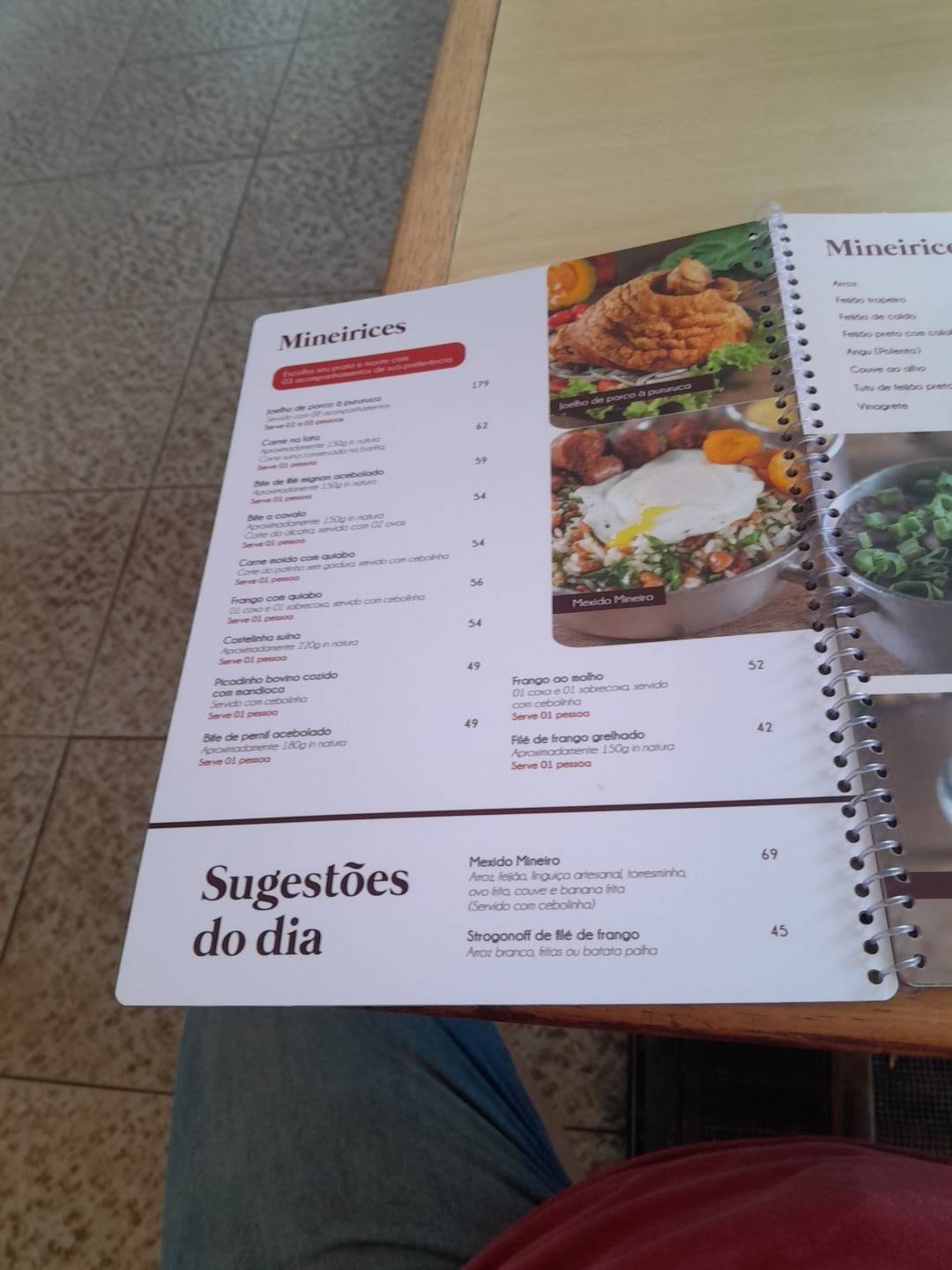 Minas Bistrô: Feijoada, Petiscos, Prato Executivo, Delivery Sudoeste Brasília DF cardápio