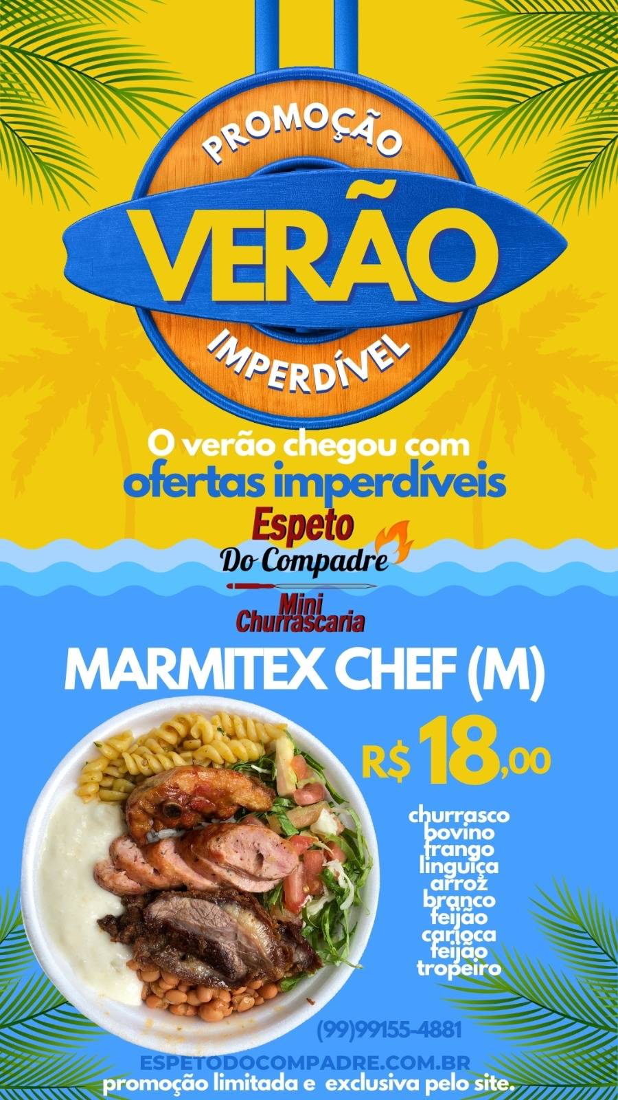 Churrascaria Espeto do Compadre cardápio