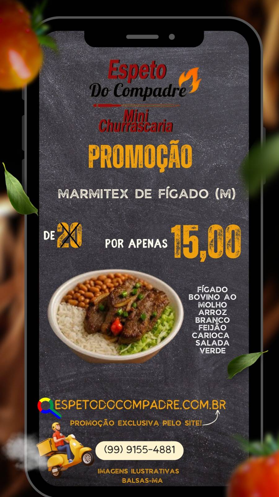Churrascaria Espeto do Compadre cardápio
