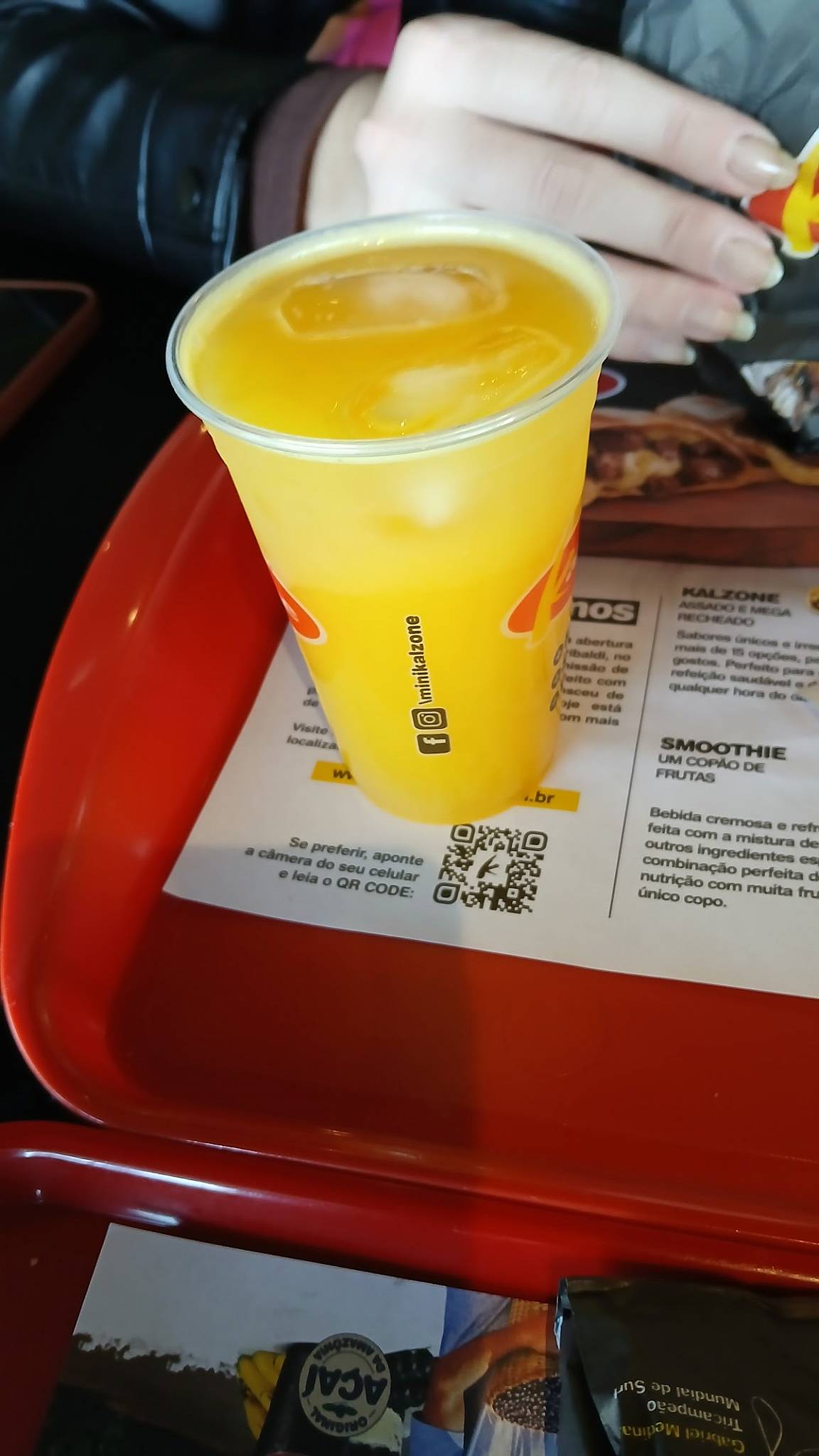 Mini Kalzone Drive Thru Brusque cardápio
